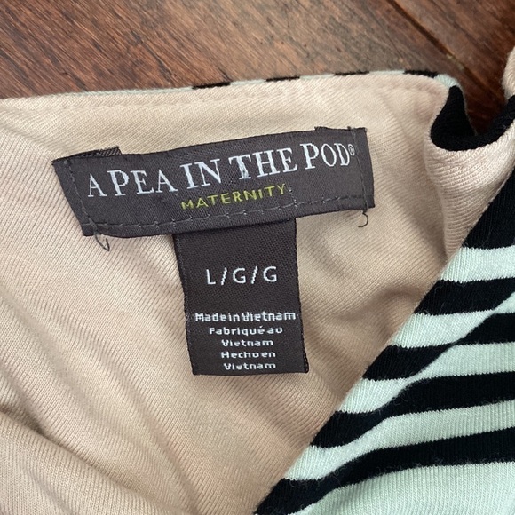 A pea in the pod striped maternity dress - Picture 4 of 5